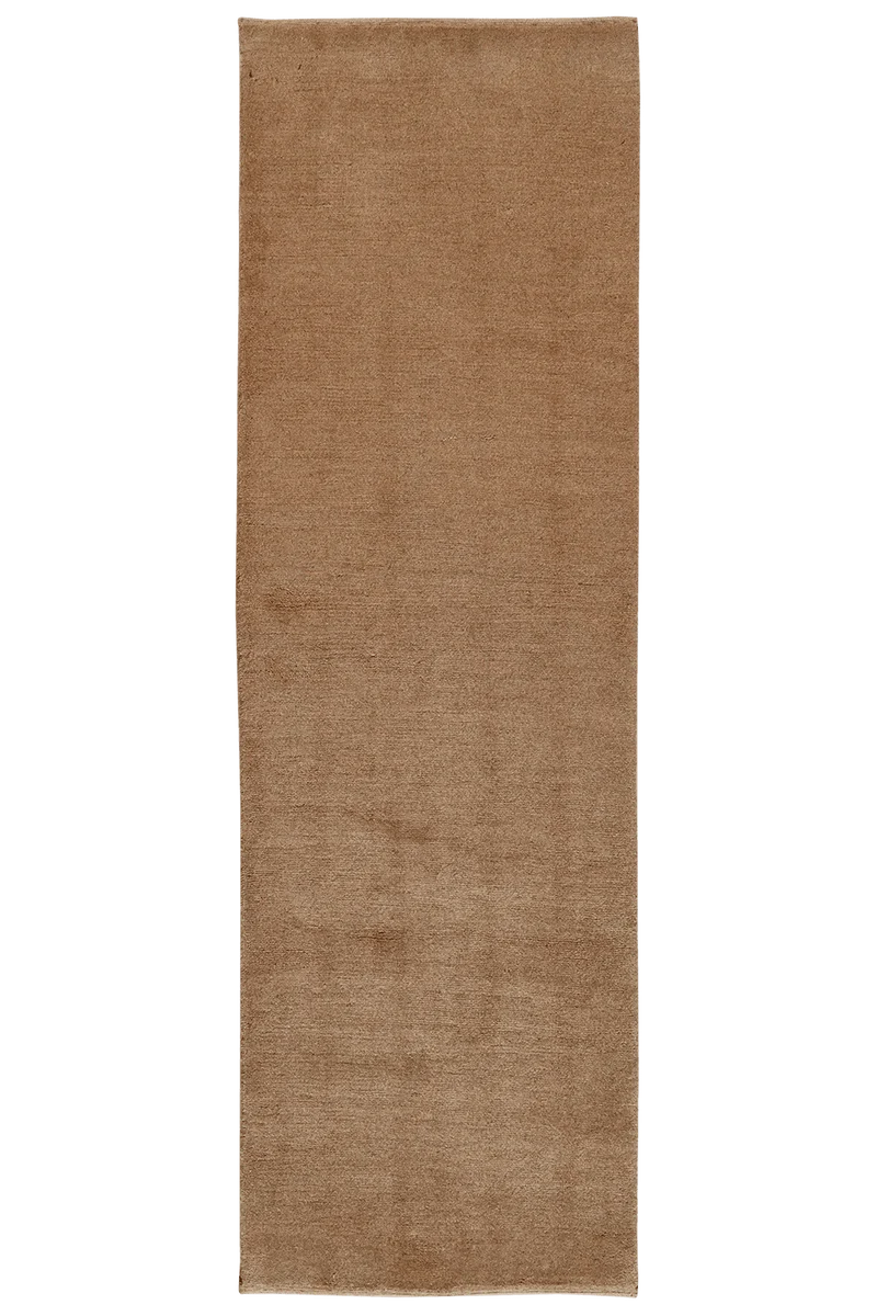 Gabbeh · Handgeknüpft – Braun, 255x80 cm