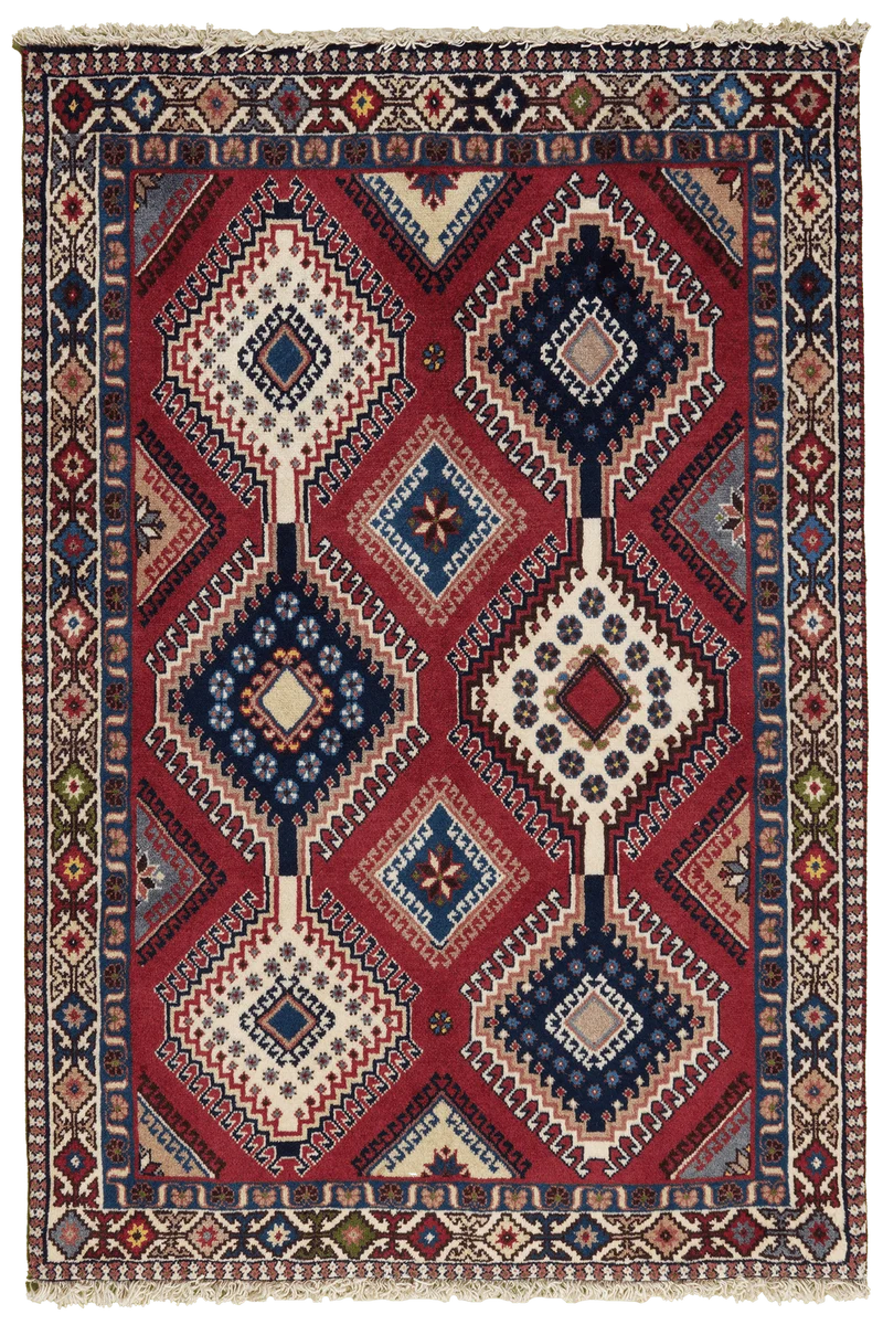 Yalameh · Handgeknüpft – Rot, 147x101 cm