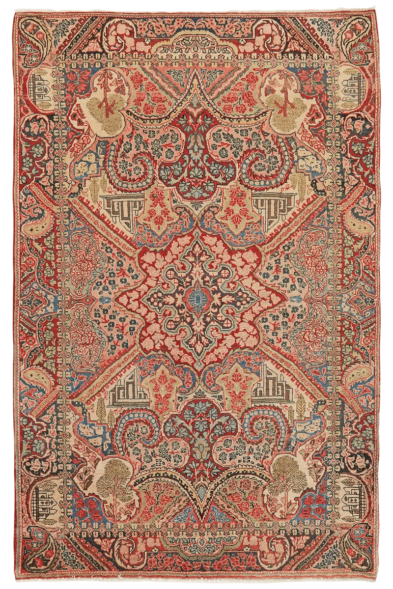 Sarough · Handgeknüpft – Beige, 214x140 cm
