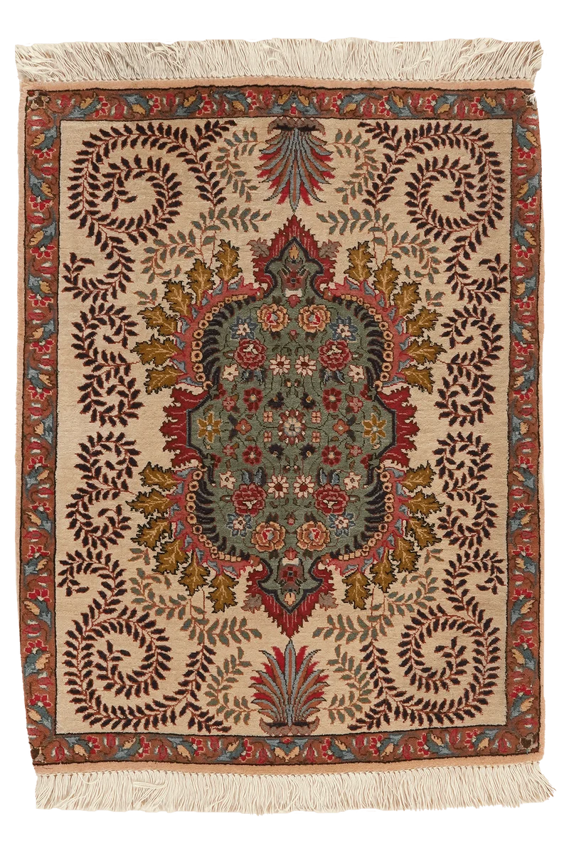 Tabriz Old · Handgeknüpft – Beige, 83x63 cm