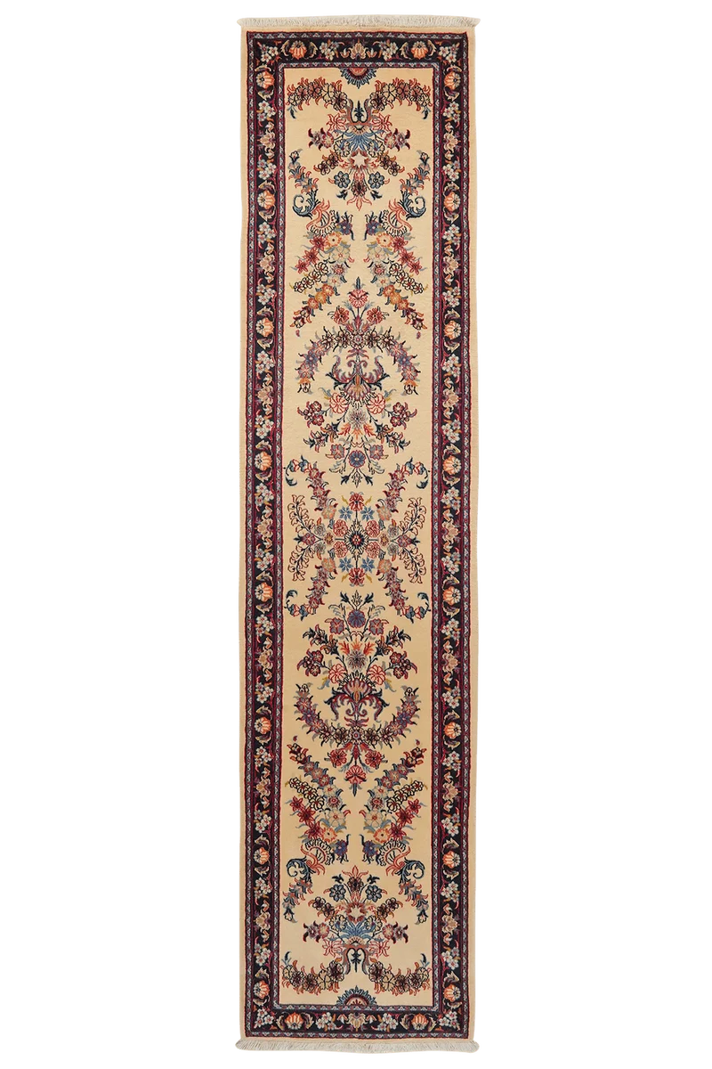 Sarough · Handgeknüpft – Beige, 308x72 cm