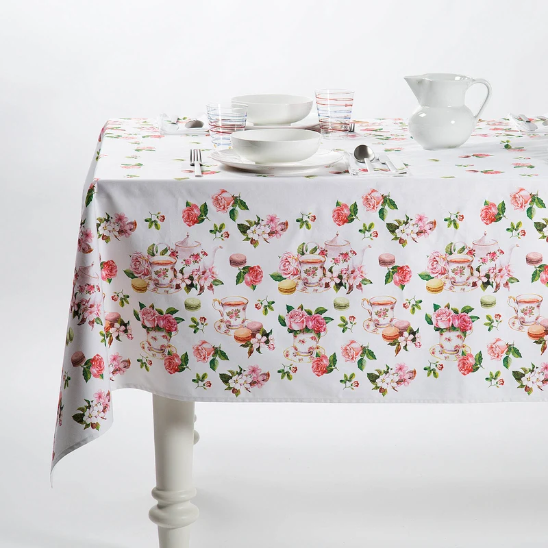 Tovaglia bistrot Floreale in Cotone