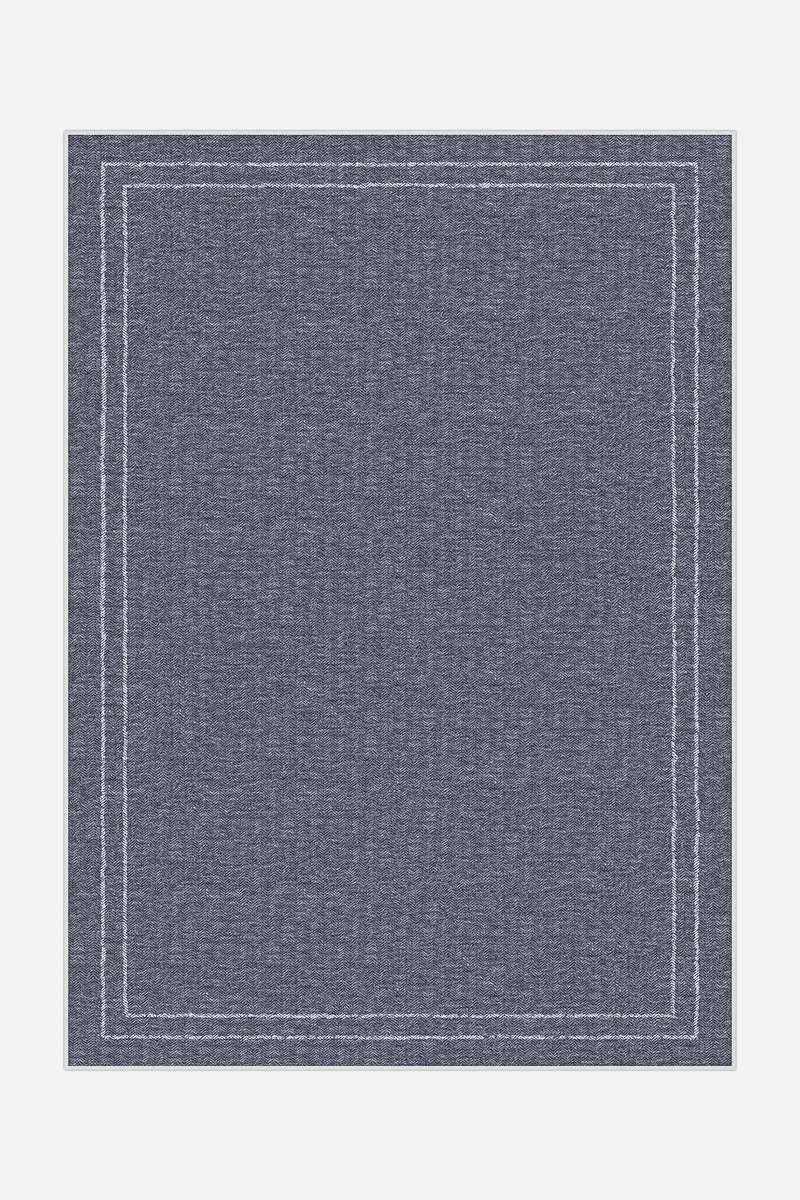 Jute-Haptik Nahla Saphir Teppich