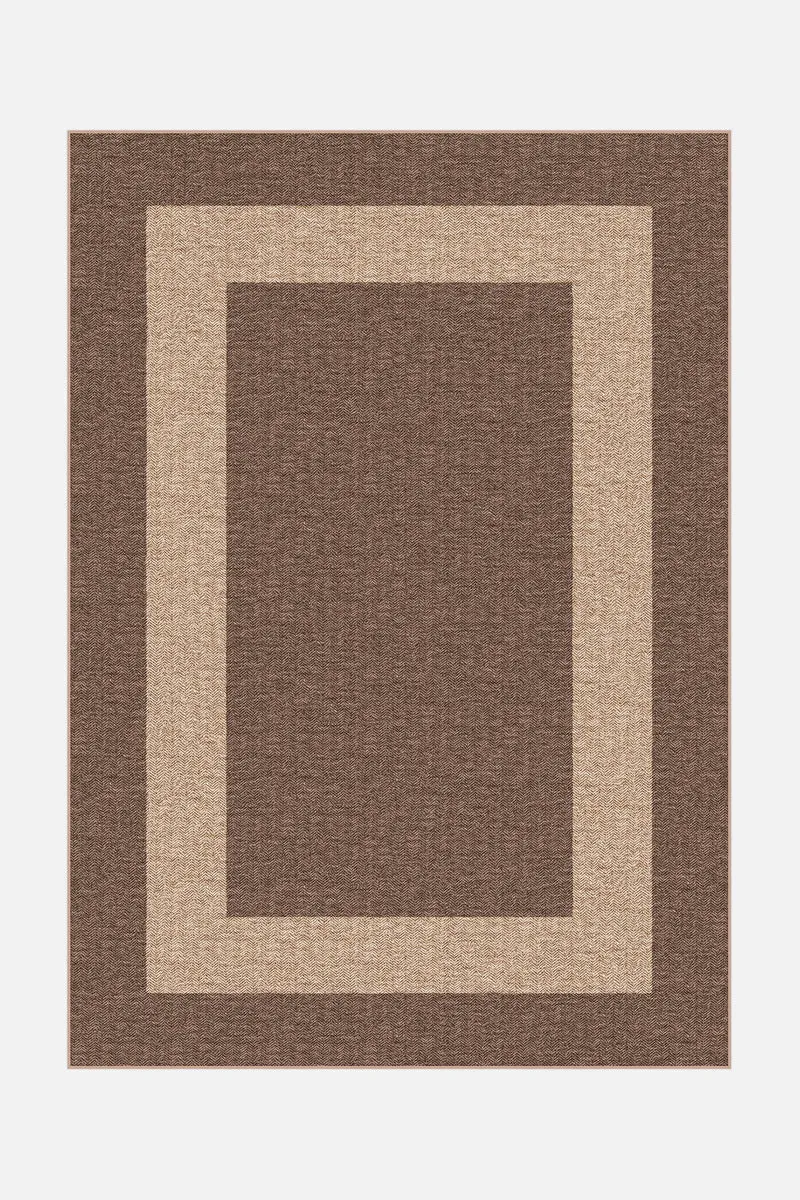 Jute-Haptik Madison Mokka Teppich