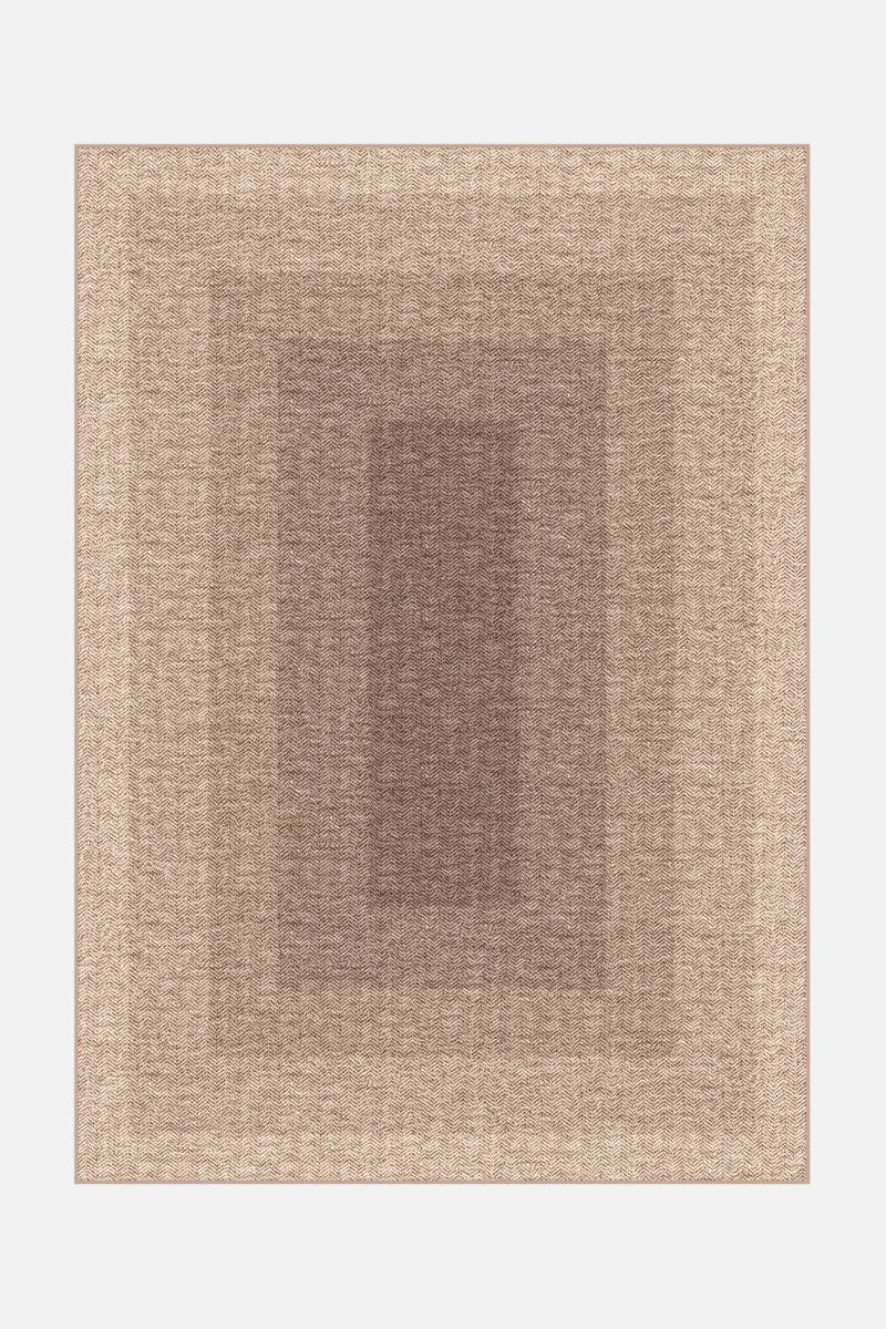 Jute-Haptik Emi Cappuccino Teppich