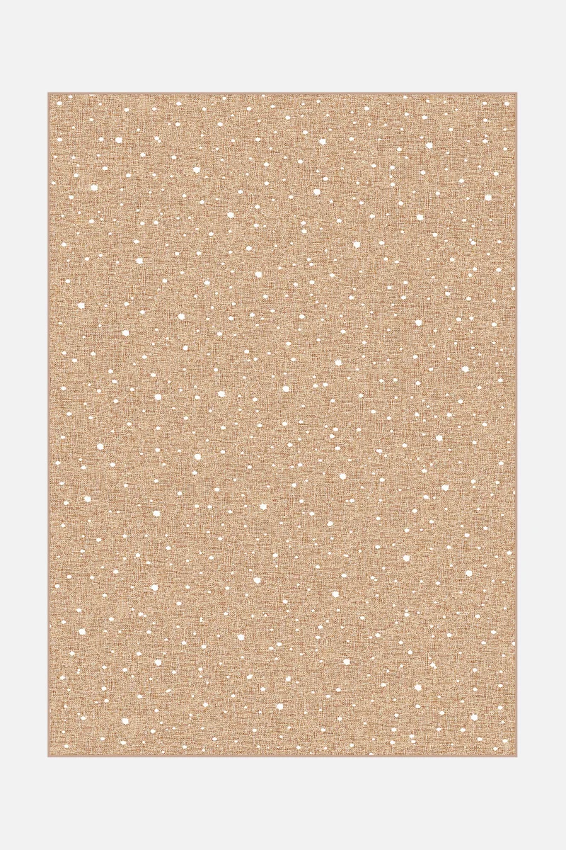 Jute-Haptik Stella Milchkaffee Teppich