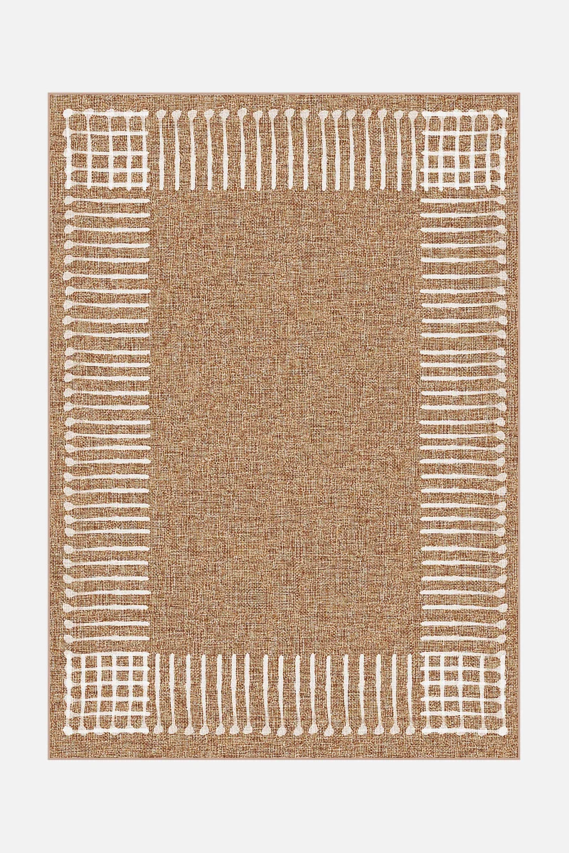 Jute-Haptik Juna Crema Teppich