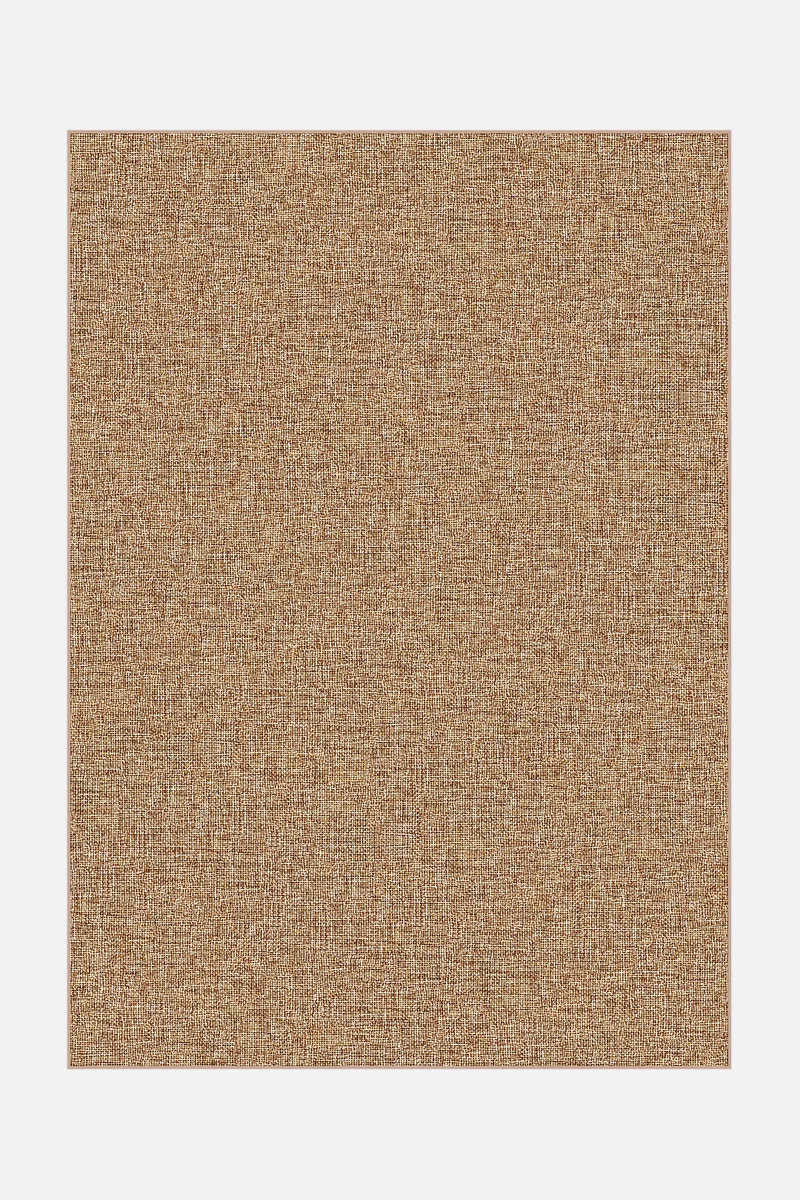Jute-Haptik Giorgia Kastanie Teppich