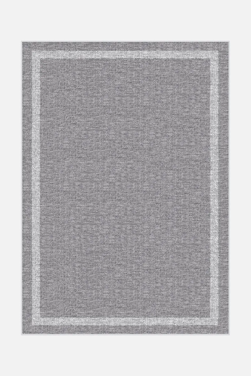 Jute-Haptik Ava Taubengrau Teppich