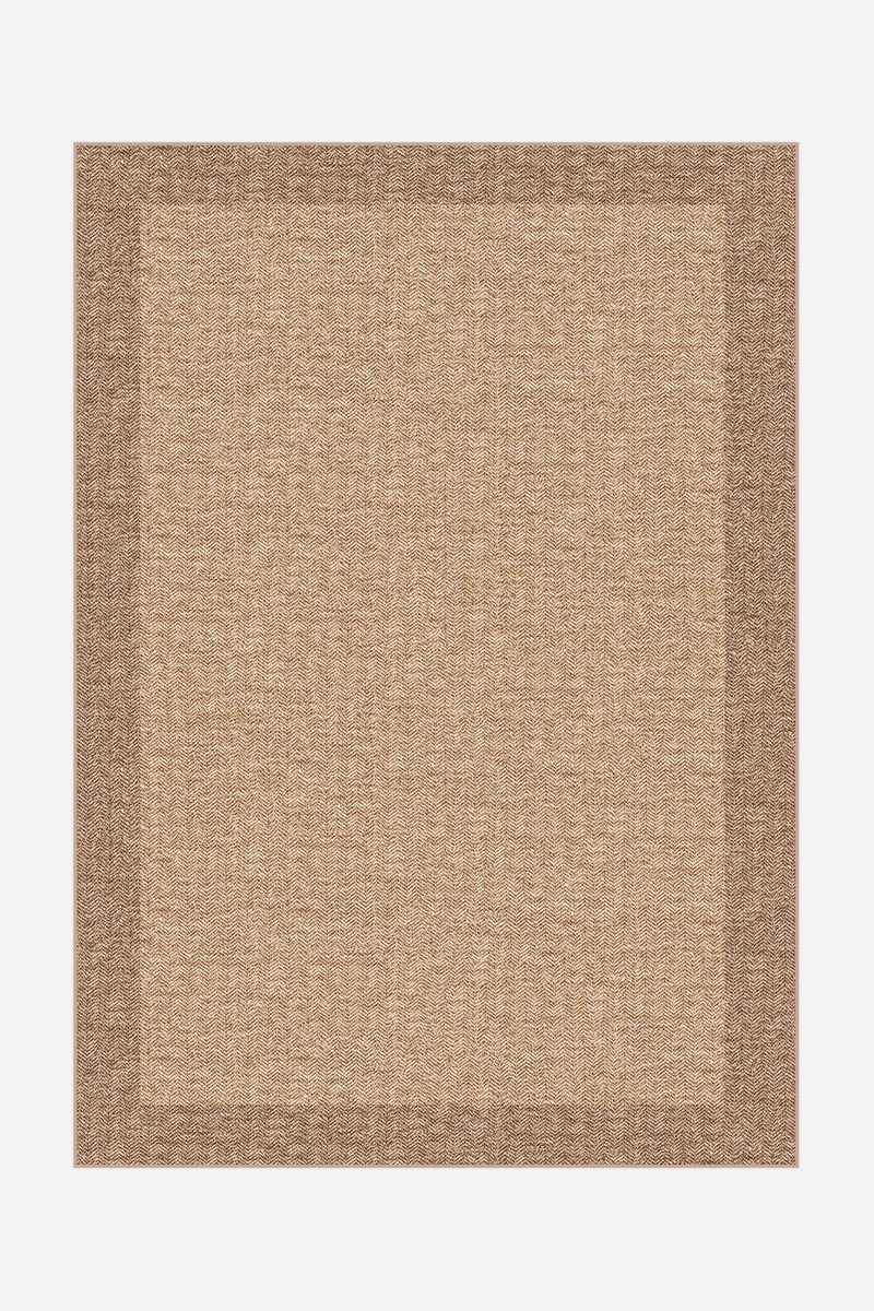 Jute-Haptik Alisa Crema Teppich