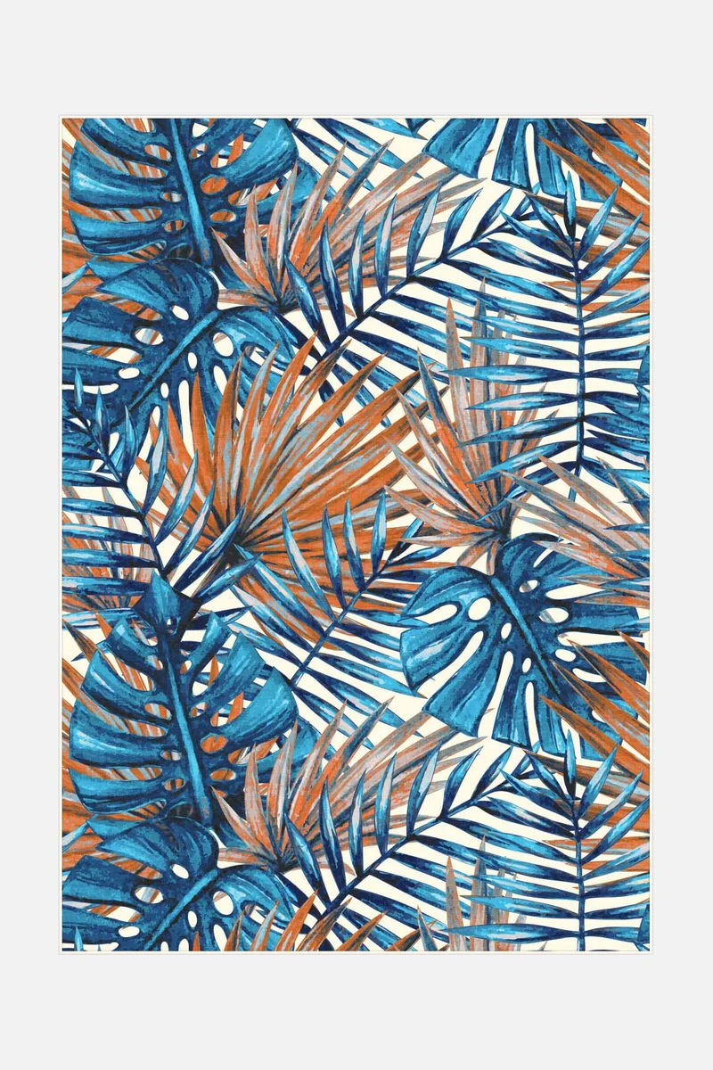 Outdoor Palme Papagei Teppich