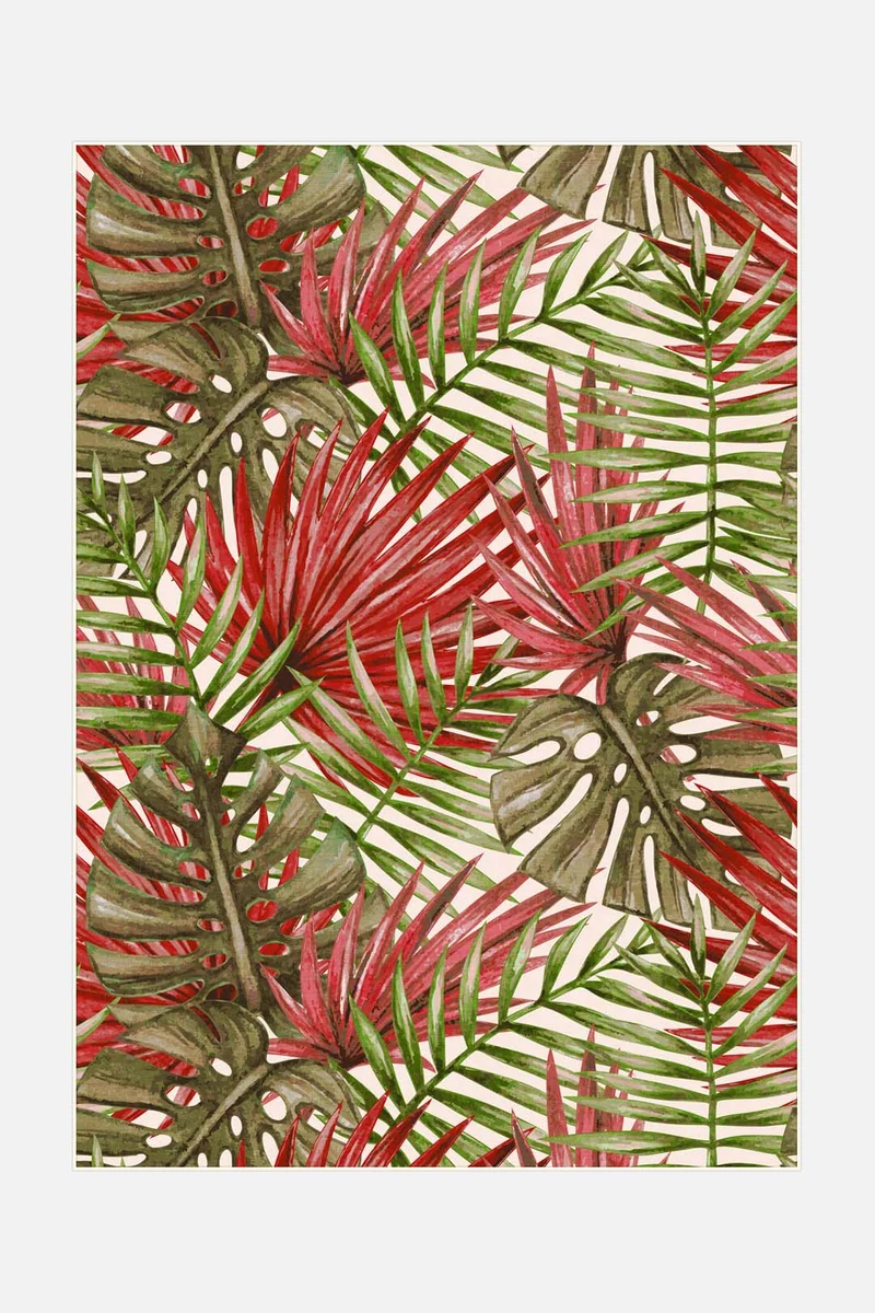 Outdoor Palme Grünspecht Teppich