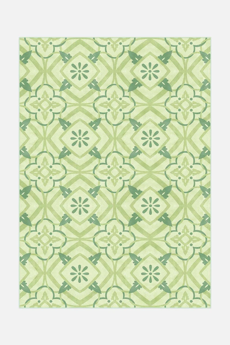 Outdoor Maho Limette Teppich