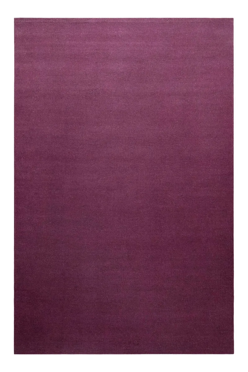 Kelim Teppich Lila Violett aus Wolle "Perpignan" Green Looop