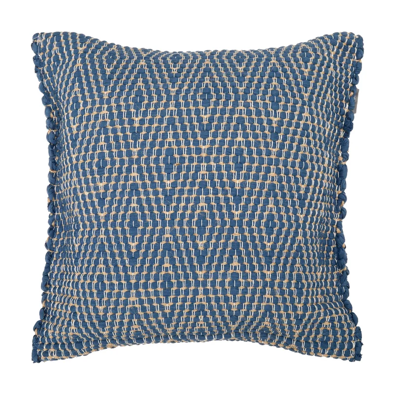 Upcycling-Kissen mit Füllung Pavaro [Blau]
