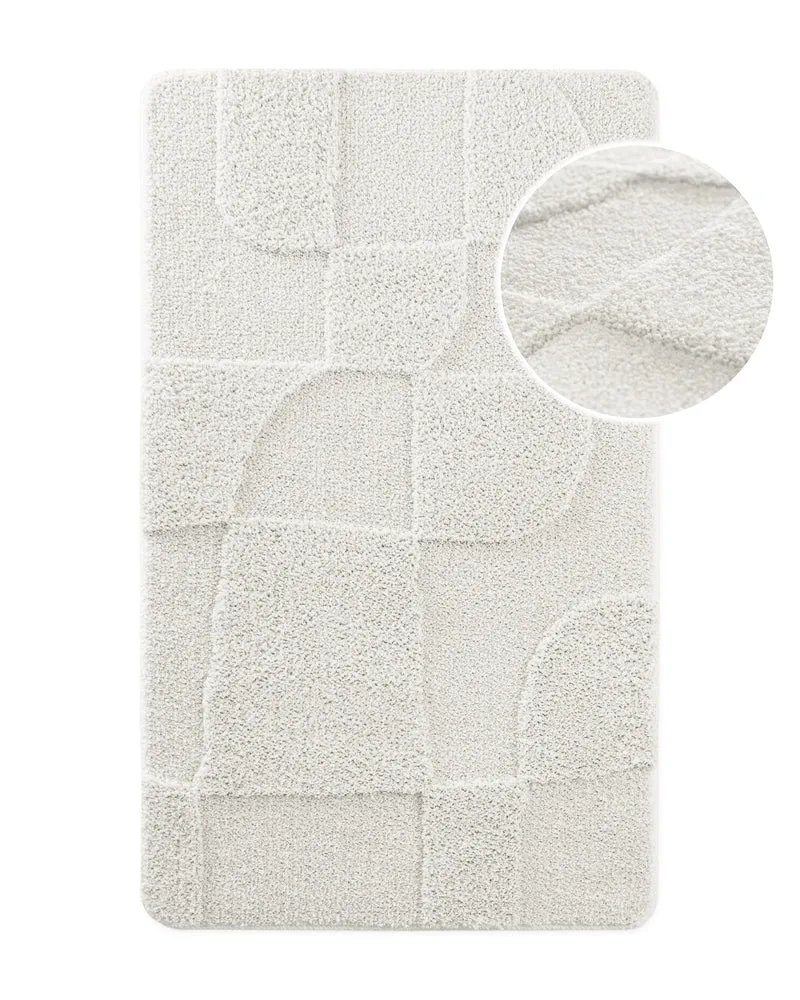 Badteppich Weiß "Davie" WECONhome