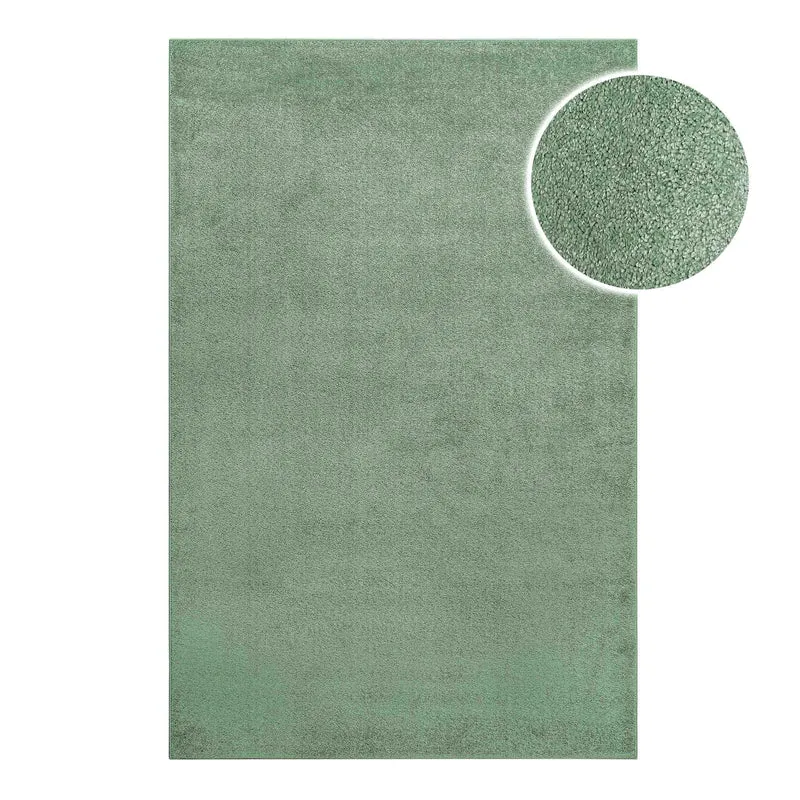 Teppich Mint Grün Kurzflor "Lotta" WECONhome Basics