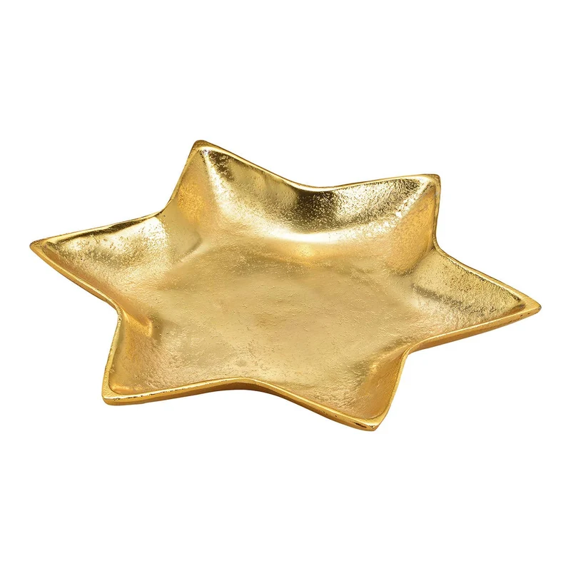 Deko-Teller Stern Gold (B-Ware)
