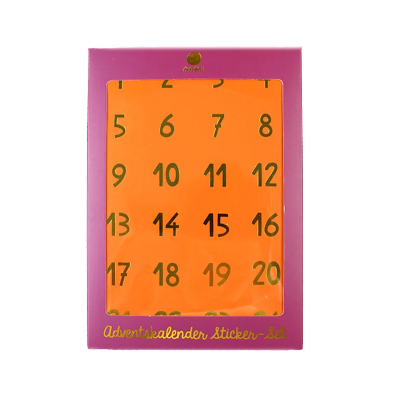 Adventskalenderzahlen