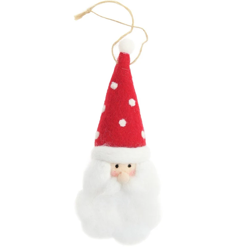 Aufhänger Santa, handgefilzt