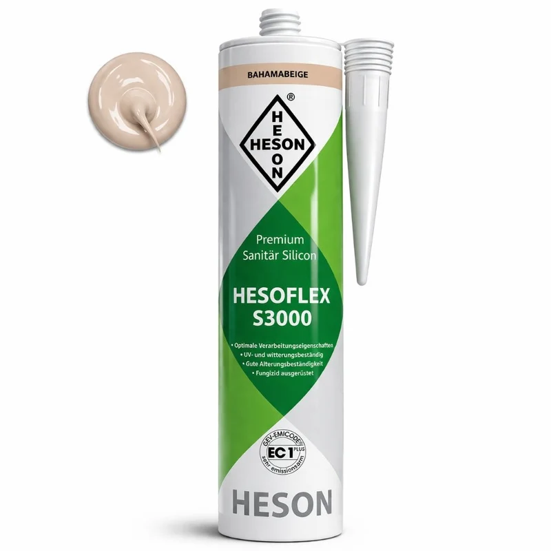 Sanitär Silikon Bahamabeige A23 – HESOFLEX S 3000