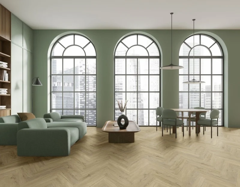 Klick Vinyl Prime Oak 50-05 Fischgrät Wien Repac