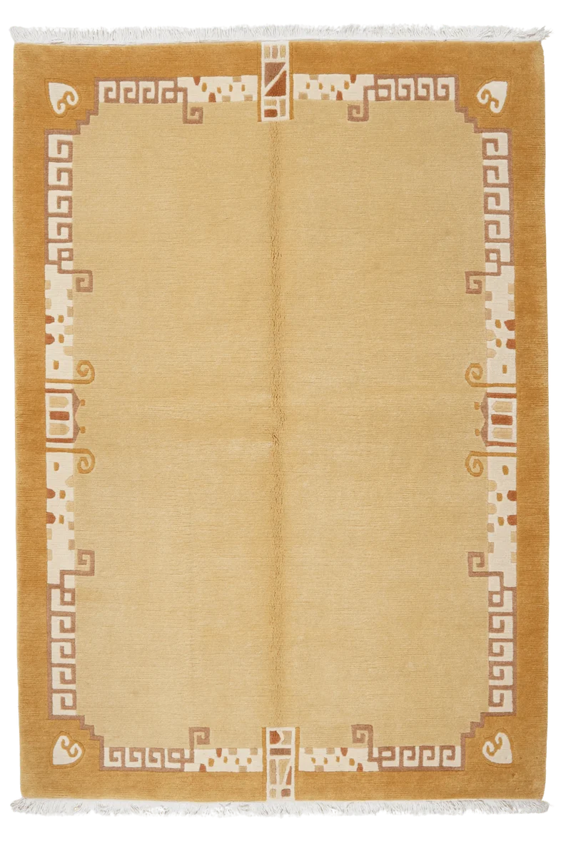 Nepal · Handgeknüpft – Gelb, 240x170 cm