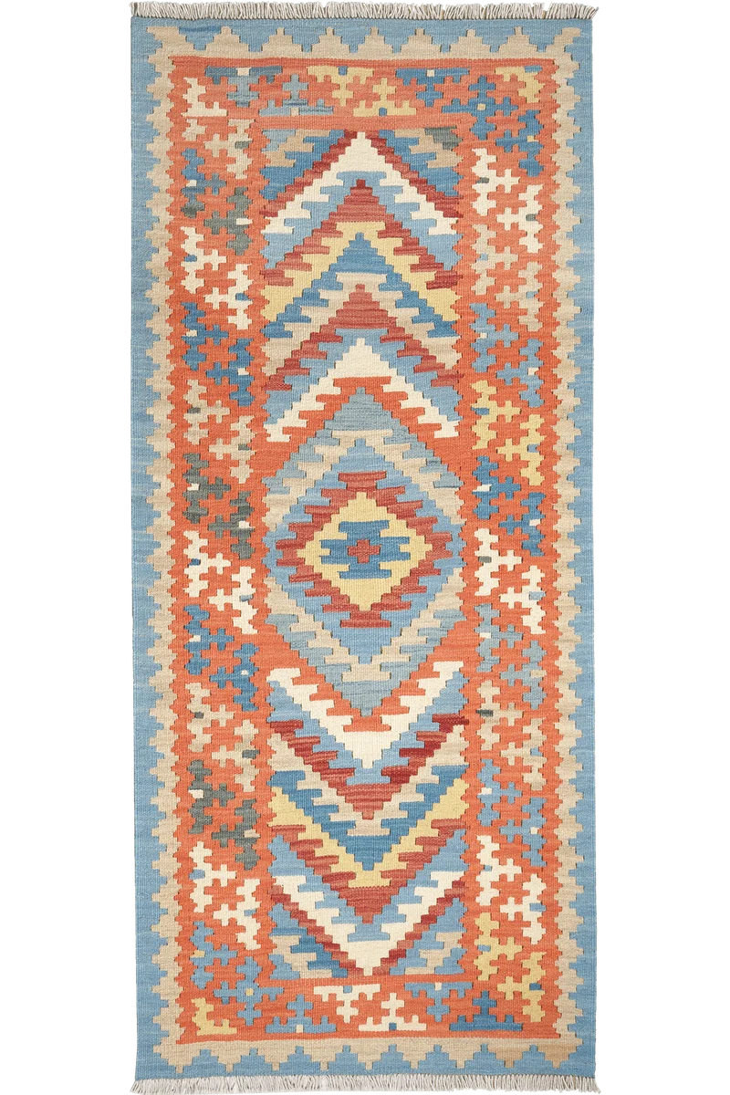 Kelim Gashgai · Handgewebt – Bunt, 192x83 cm