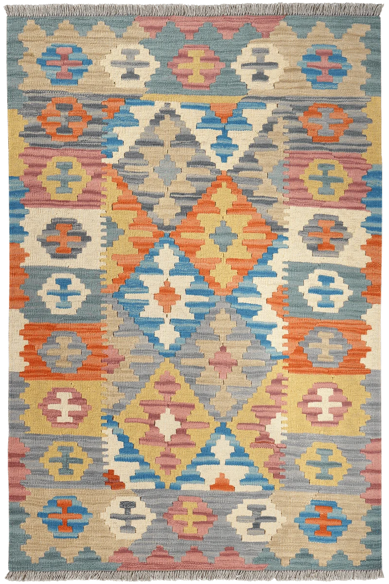 Kelim Gashgai · Handgewebt – Bunt, 151x102 cm