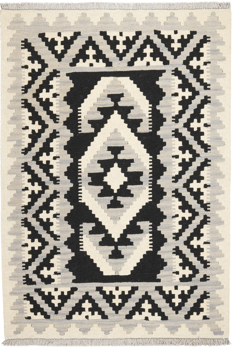 Kelim Gashgai · Handgewebt – Beige, 147x102 cm