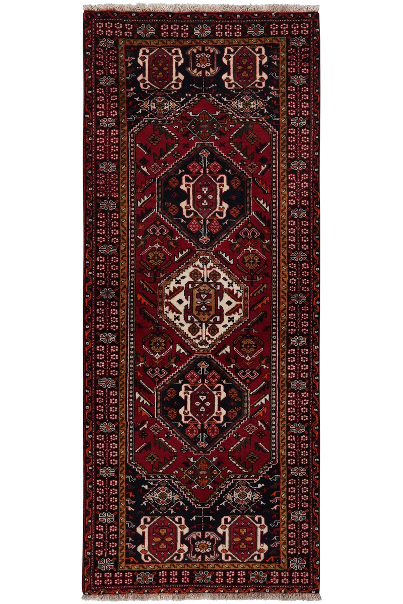 Gashgai · Handgeknüpft – Rot, 196x78 cm