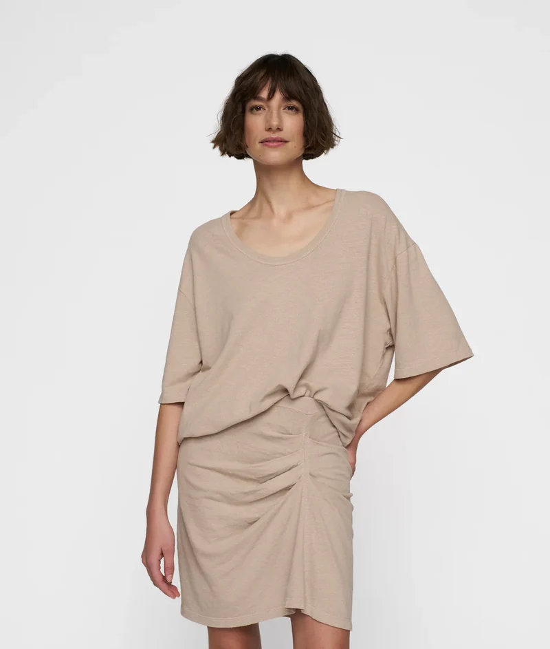10DAYS AMSTERDAM Deep Tee Linen Rope