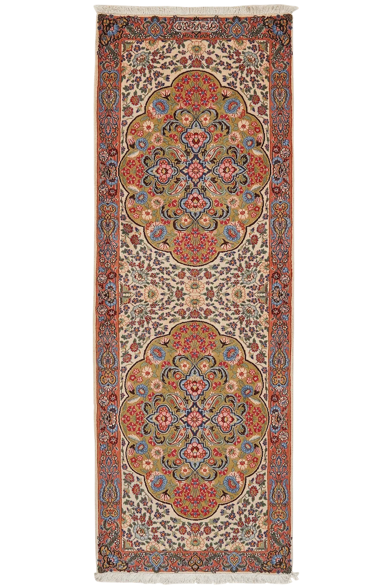 Ravar · Handgeknüpft – Beige, 205x73 cm