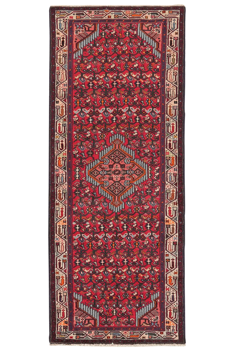 Assadabad · Handgeknüpft – Rot, 193x76 cm