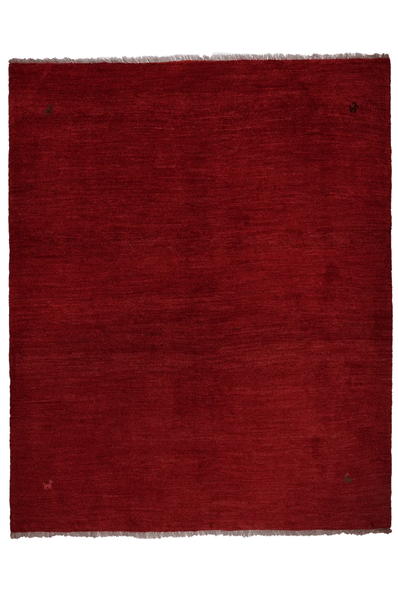 Gabbeh · Handgeknüpft – Rot, 245x200 cm