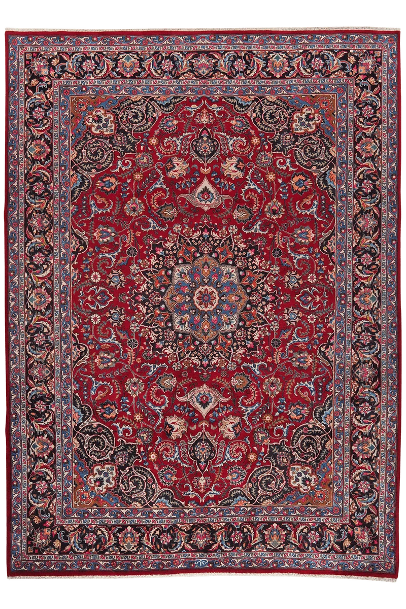Mashad · Handgeknüpft – Rot, 338x246 cm