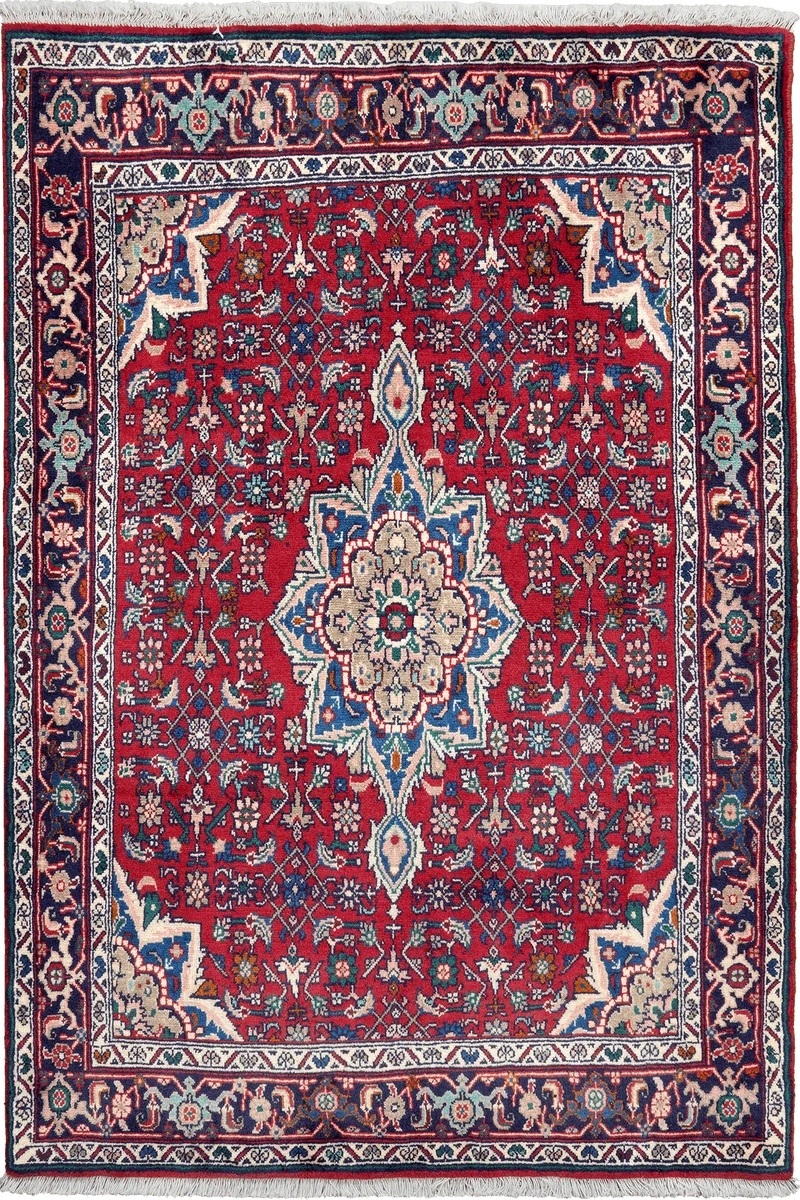 Bidjar Zandjan · Handgeknüpft – Rot, 150x101 cm