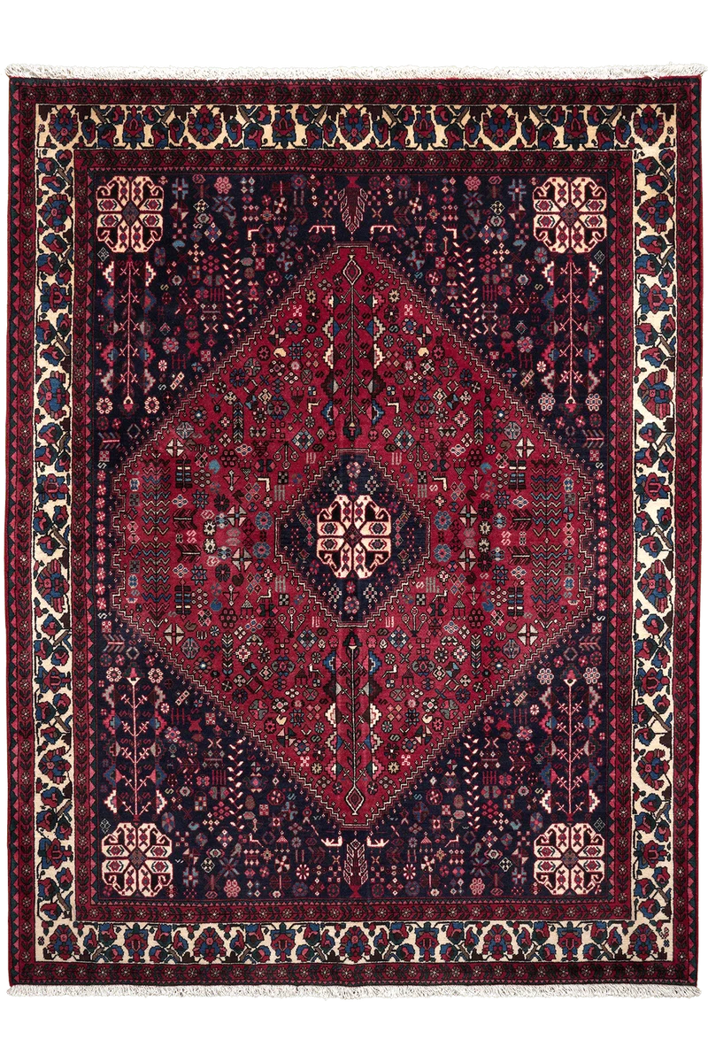 Abadeh · Handgeknüpft – Rot, 204x155 cm