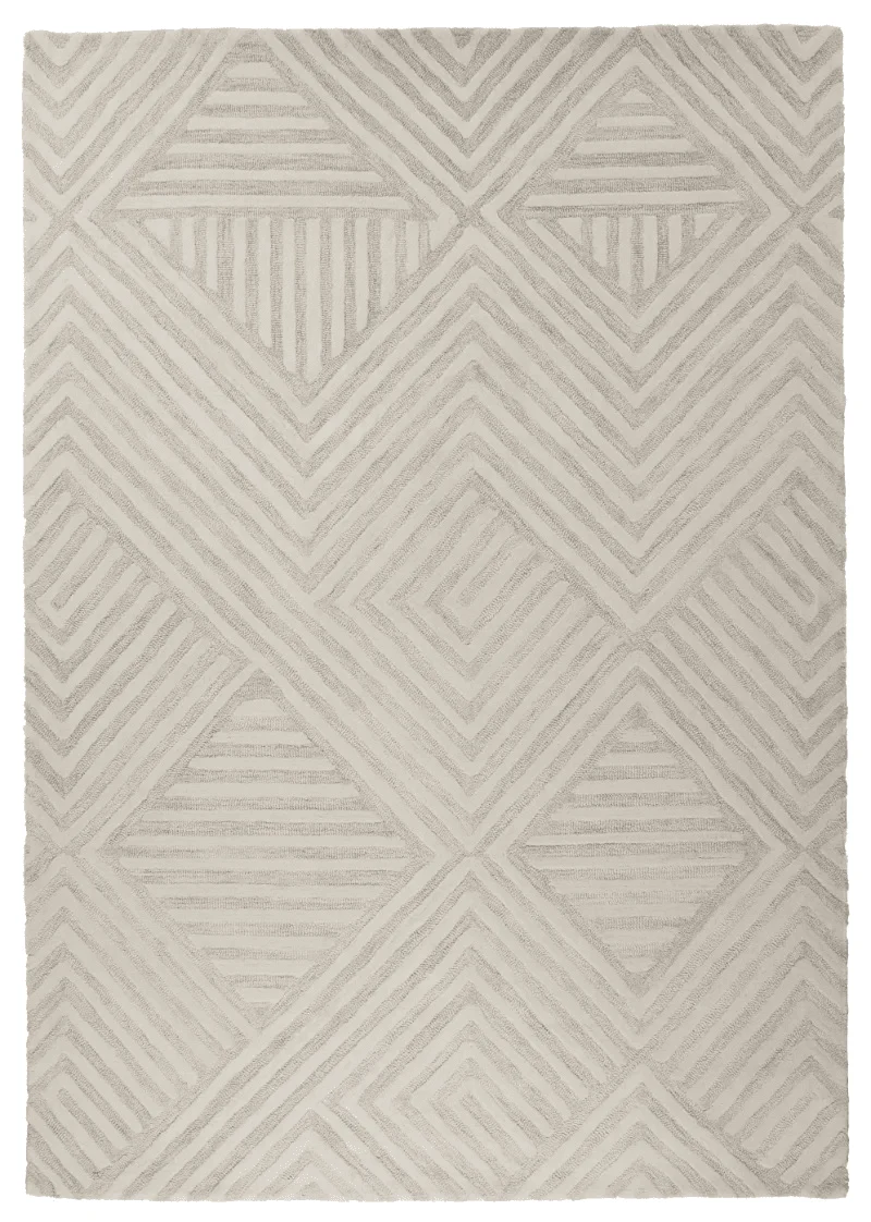 Maze · Handgeknüpft – Beige, 300x200 cm