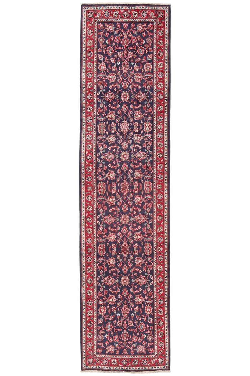 Ardakan · Handgeknüpft – Blau, 302x76 cm