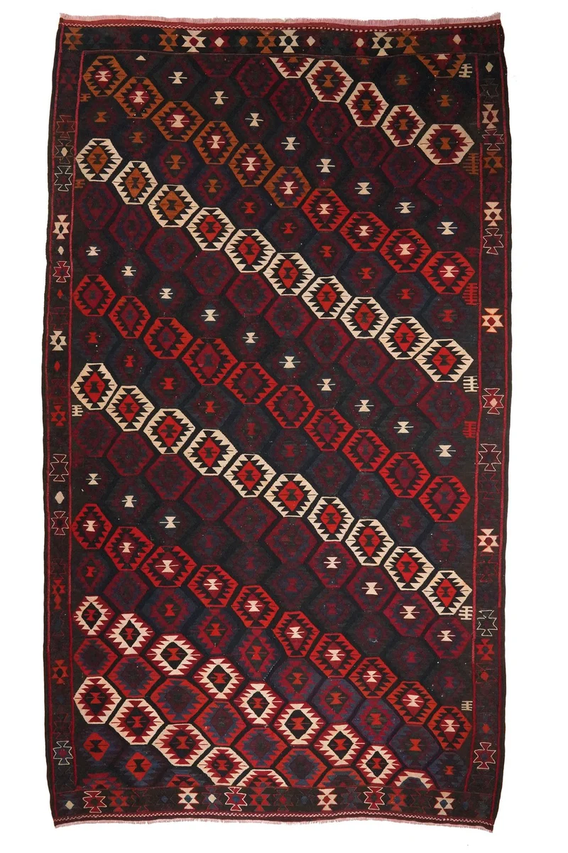 Kelim · Handgewebt – Bunt, 320x186 cm