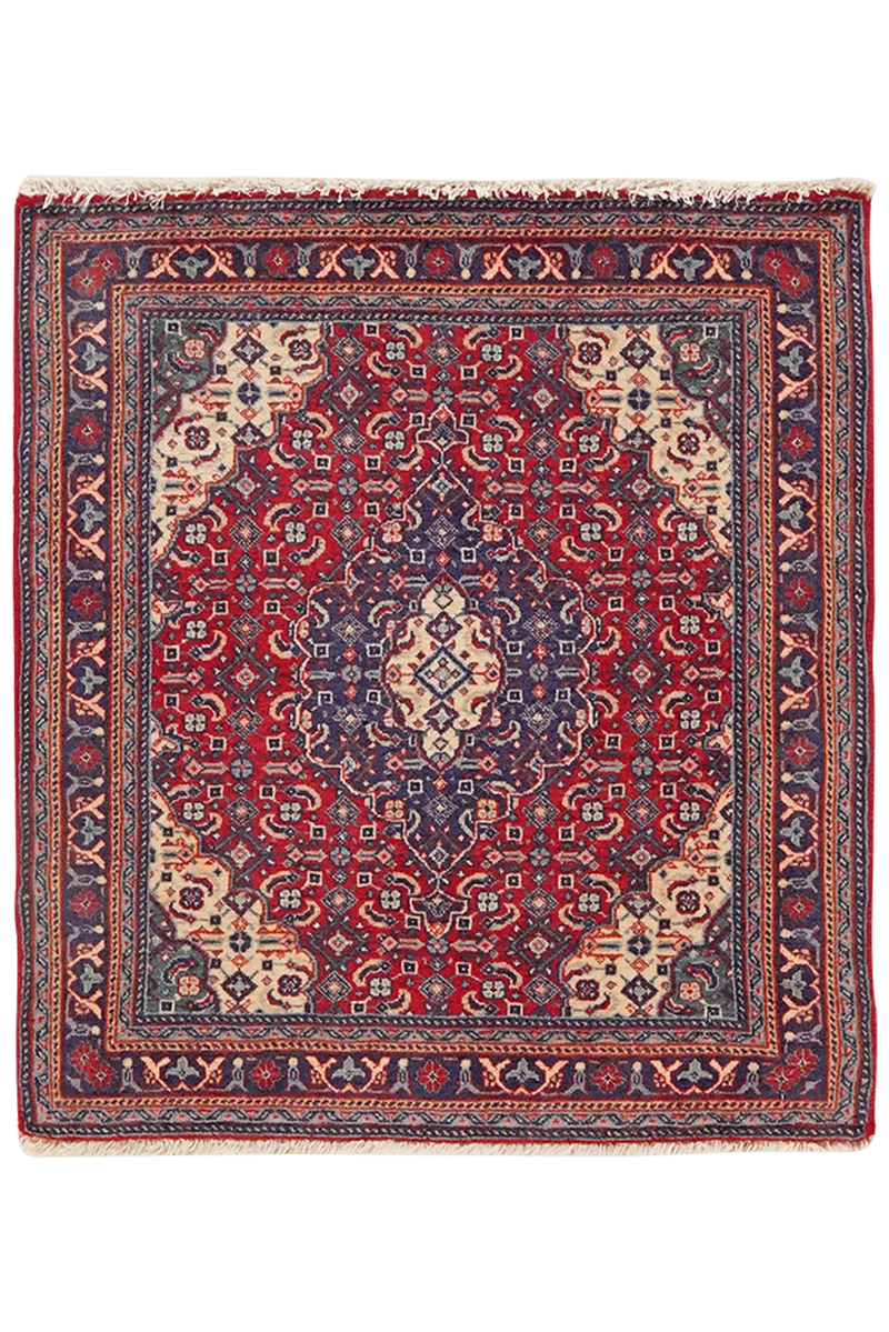 Sarough · Handgeknüpft – Rot, 74x67 cm