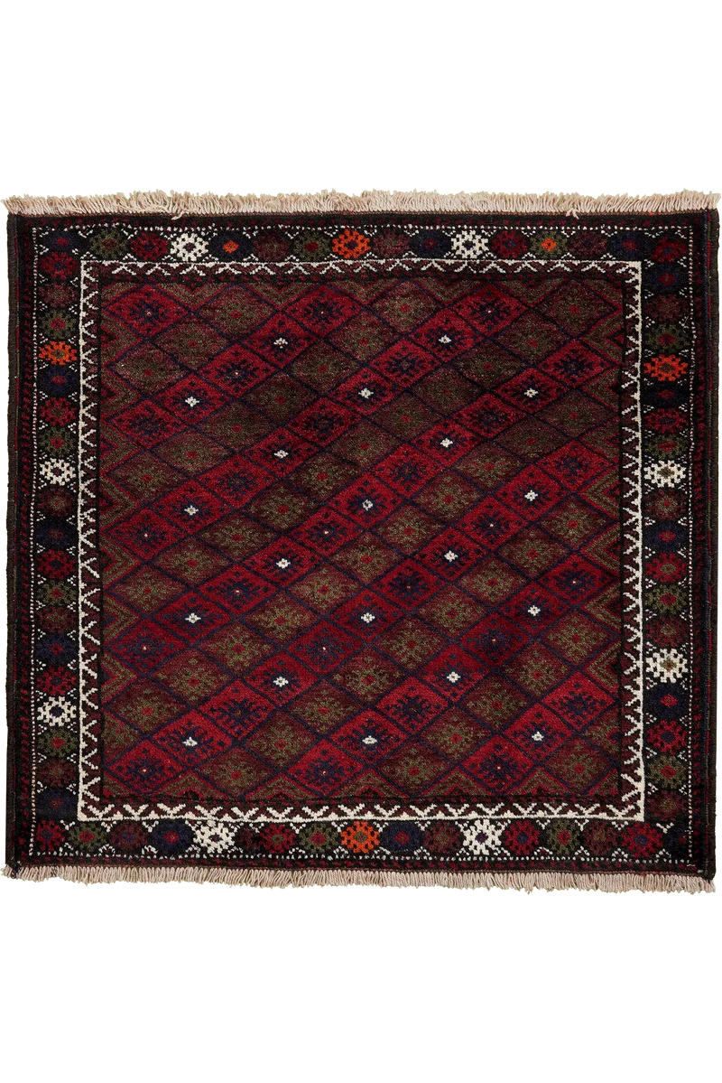 Gashgai · Handgeknüpft – Bunt, 85x90 cm