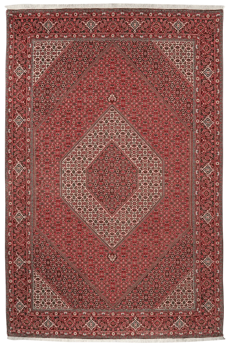 Bidjar · Handgeknüpft – Rot, 308x207 cm
