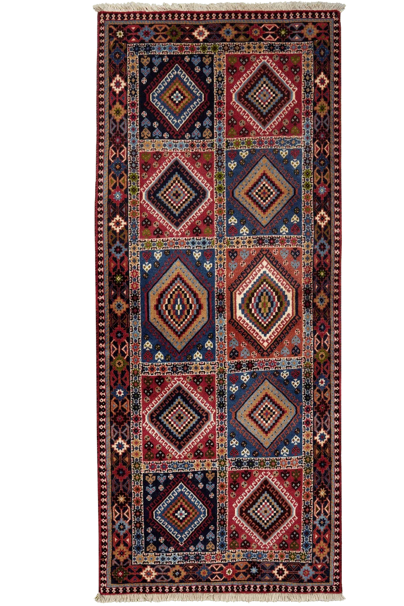 Yalameh · Handgeknüpft – Bunt, 197x83 cm