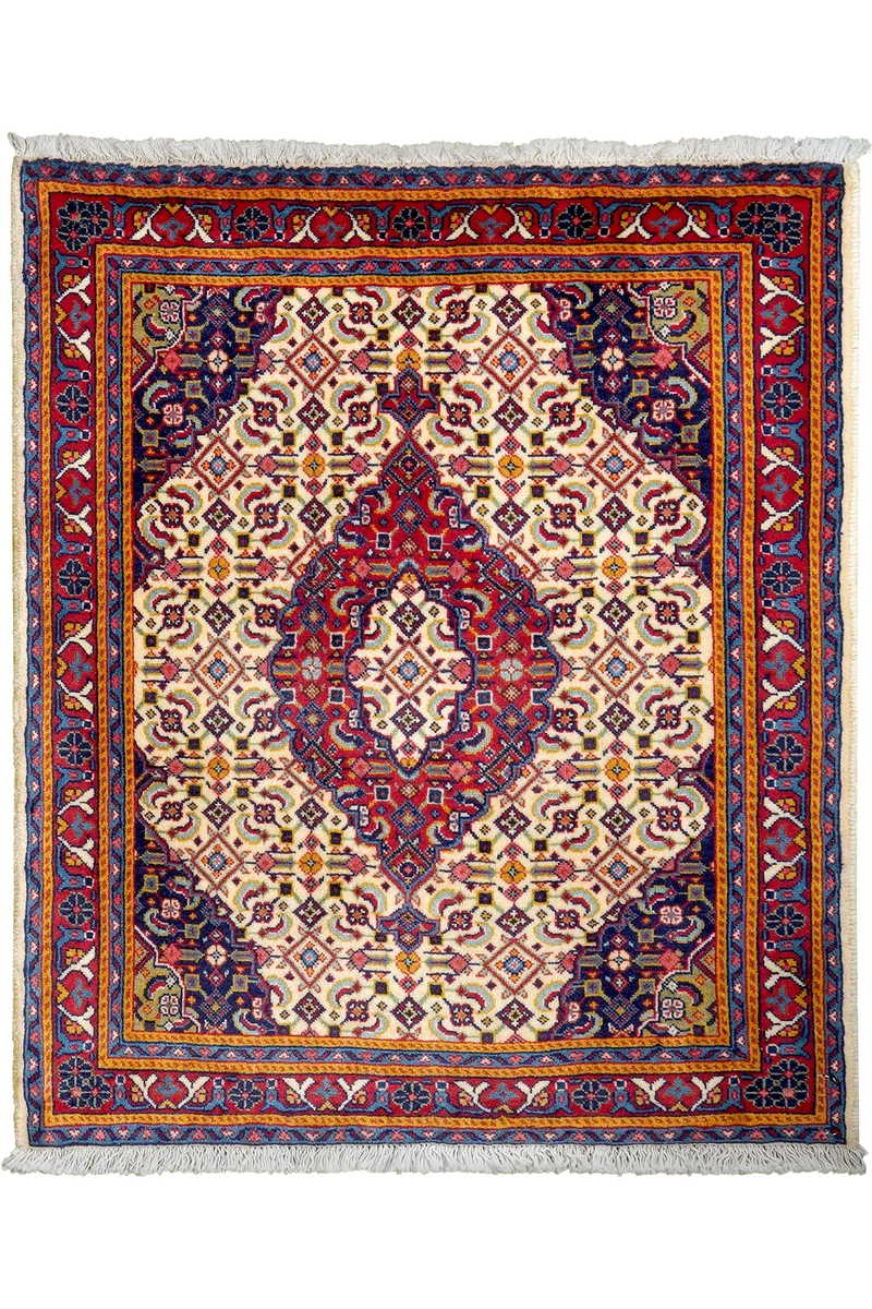 Sarough · Handgeknüpft – Beige, 78x67 cm