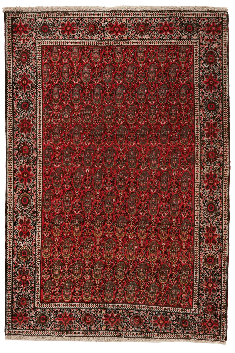 Farahan · Handgeknüpft – Rot, 154x105 cm