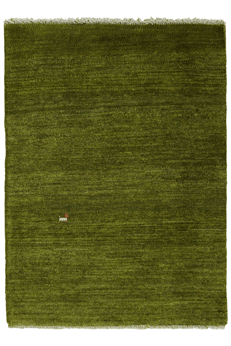 Gabbeh · Handgeknüpft – Grün, 115x85 cm