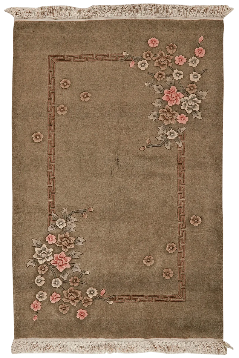 Tibetan · Handgeknüpft – Grau, 183x122 cm