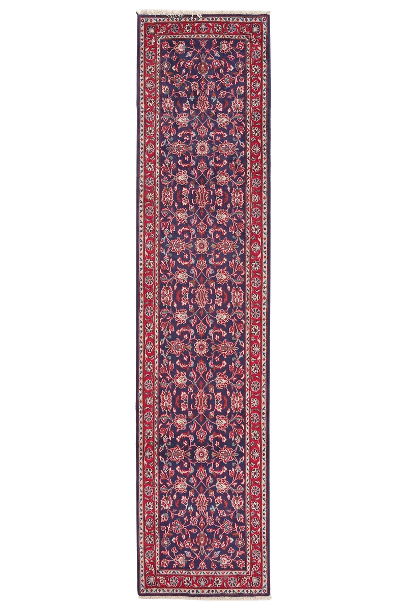 Ardakan · Handgeknüpft – Blau, 305x71 cm